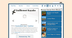 Desktop Screenshot of guillemot-kayaks.com